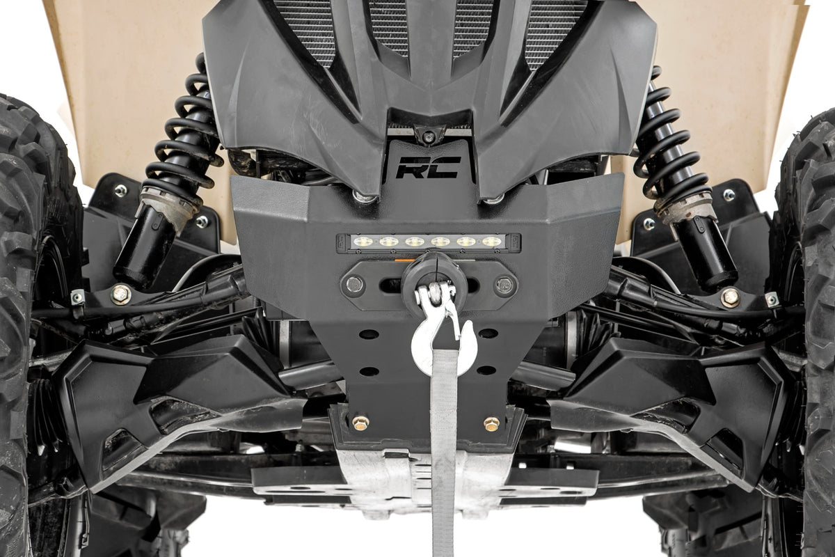 Winch Bumper Black Series LED 6 Inch Light Slime Line Can-Am Renegade 1000/Renegade 500 Rough Country
