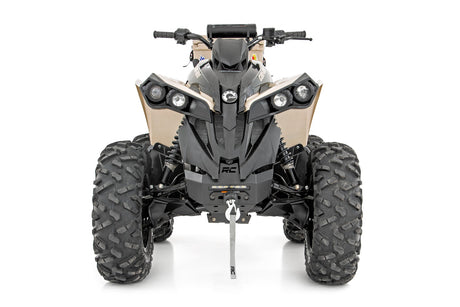 Winch Bumper Black Series LED 6 Inch Light Slime Line Can-Am Renegade 1000/Renegade 500 Rough Country