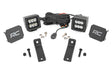 LED Light Kit Rear Mount 2 Inch Black Pair Flood Can-Am Maverick Sport 1000R Rough Country