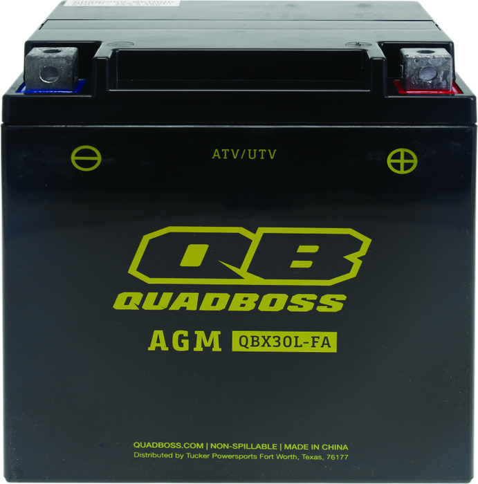 QuadBoss Maintenance-Free AGM Battery QBX30L-FA