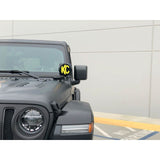 KCHilites 6" PRO6 Gravity LED-Pillar Mount 2-Light System | '18-'24 JL Wrangler/ '20-'24 JT Gladiator
