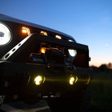 KCHilites Flex Era® 3 Dual Mode SAE Fog Lights | '07- '18 JK Wrangler/ '18-'24 JL Wrangler/ '20-'24 JT Gladiator