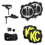 KCHilites Gravity LED Pro6 2-Light Ditch Light | '20- '24 JL 392 Wrangler/ Gladiator Mojave
