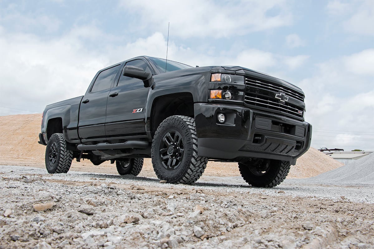 3.5 Inch Lift Kit w/ Overloads Silverado/Sierra 2500HD/3500HD (11-19) Rough Country