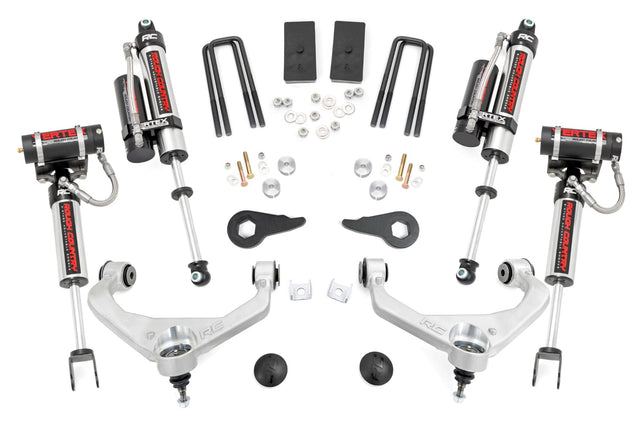 3.5 Inch Lift Kit Vertex w/ Overloads Silverado/Sierra 2500HD/3500HD (11-19) Rough Country