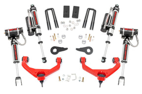 3.5 Inch Lift Kit Vertex w/ Overloads Red Silverado/Sierra 2500HD/3500HD (11-19) Rough Country