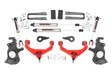 3.5 Inch Knuckle Lift Kit V2 w/ Overloads Red Silverado/Sierra 2500HD/3500HD (11-19) Rough Country