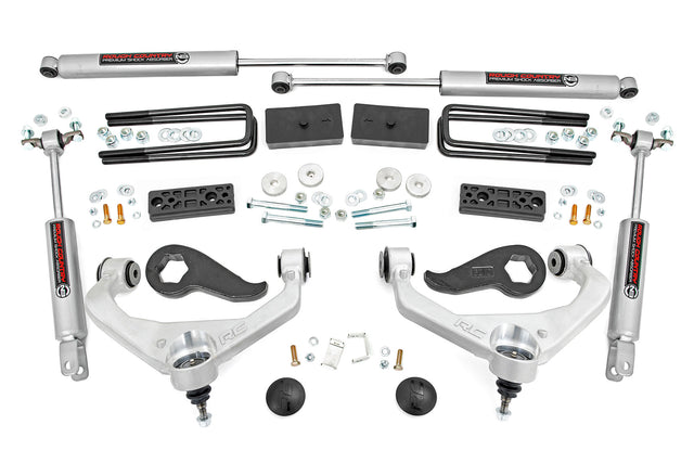 3 Inch Lift Kit w/ Overloads Silverado/Sierra 2500HD/3500HD (20-26) Rough Country