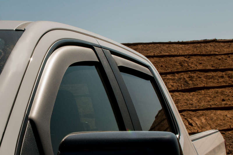 EGR 2019 Chevy 1500 Crew Cab In-Channel Window Visors - Matte