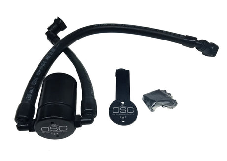 J&L 17-25 Chrysler Pacifica/20-25 Chrysler Voyager Oil Separator PCV Side - Black Anodized J&L