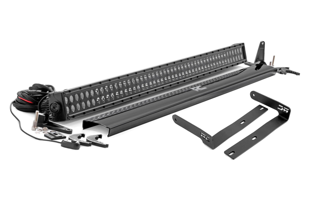 LED Light Kit 50in Dual Row Black Series Kubota RTV-X1120 Rough Country