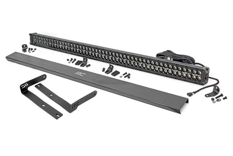 LED Black Dual Row DRL Light Bar Kit 50 Inch Kubota RTV-X1120 Rough Country