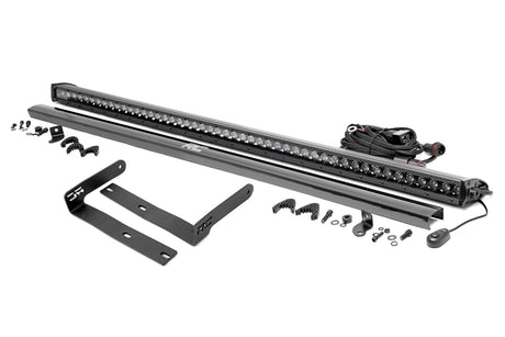 50 Inch Single Row LED Light Kit Black Series Front-Facing Kubota RTV-X900/RTV-X1100 Rough Country