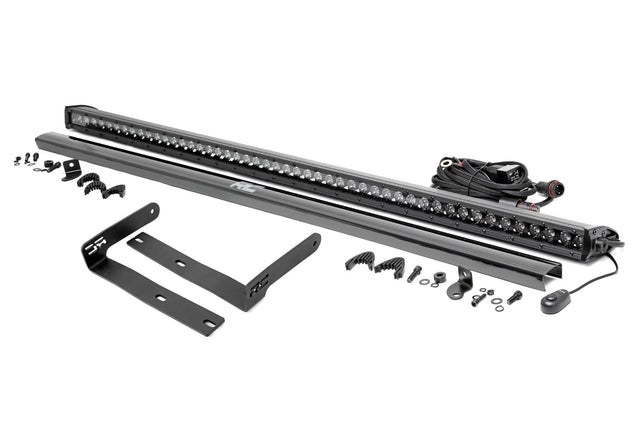50 Inch Single Row LED Light Kit Black Series Front-Facing Kubota RTV-X900/RTV-X1100 Rough Country