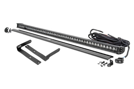LED Black Single Row DRL Light Bar Kit 50 Inch Kubota RTV-X1120 Rough Country