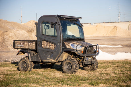 LED Black Single Row DRL Light Bar Kit 50 Inch Kubota RTV-X1120 Rough Country
