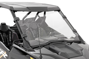 Full Windshield Scratch Resistant Polaris RZR Turbo R Rough Country