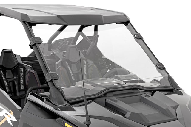 Full Windshield Scratch Resistant Polaris RZR Turbo R Rough Country