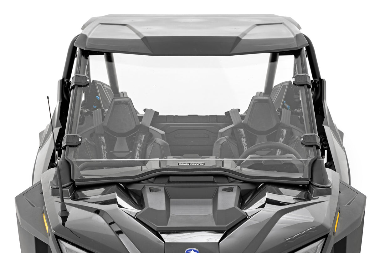 Full Windshield Scratch Resistant Polaris RZR Turbo R Rough Country