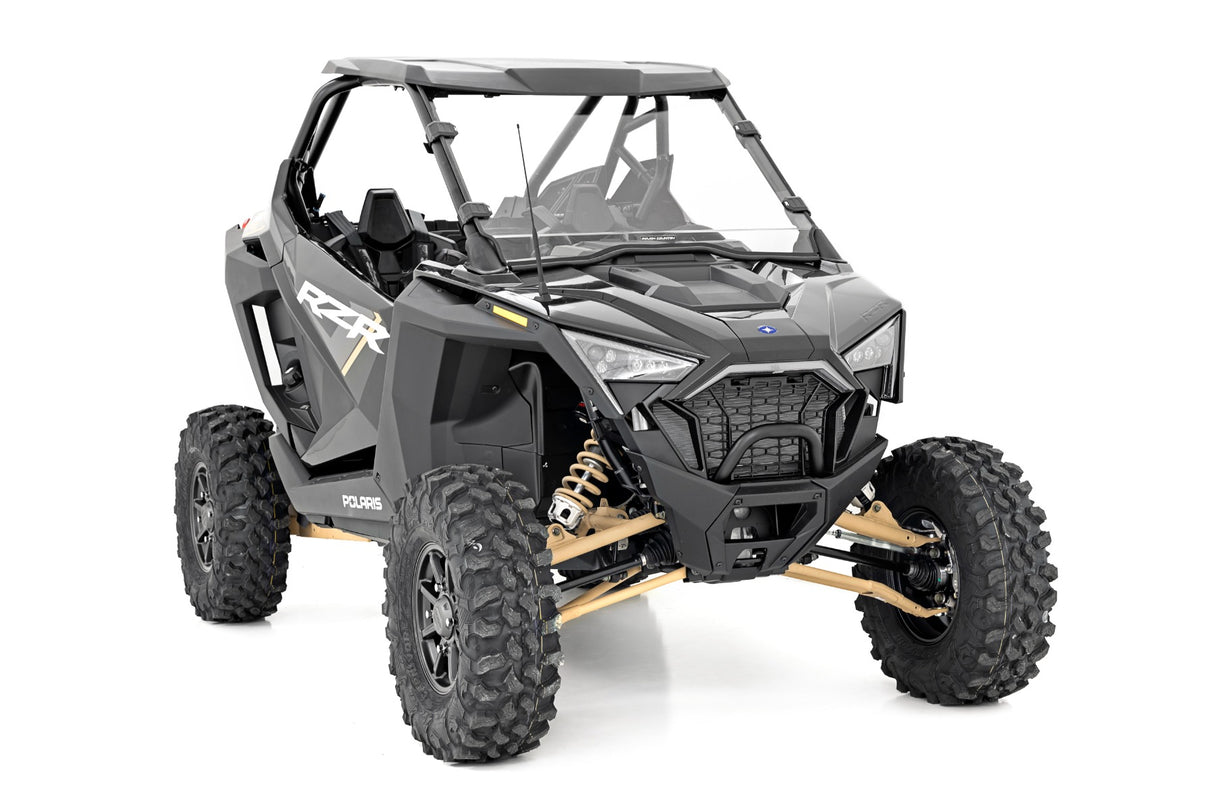 Full Windshield Scratch Resistant Polaris RZR Turbo R Rough Country