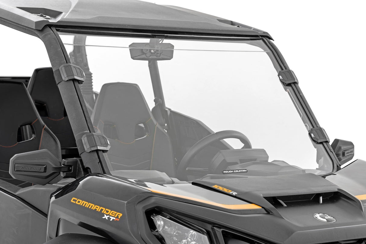 Full Windshield Scratch Resistant Can-Am Commander 1000R Rough Country