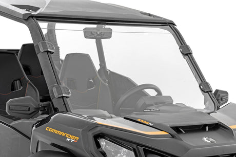 Full Windshield Scratch Resistant Can-Am Commander 1000R Rough Country