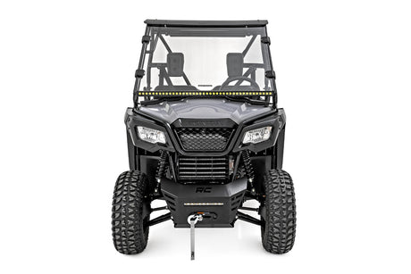 Full Windshield Scratch Resistant Honda Pioneer 520 Rough Country