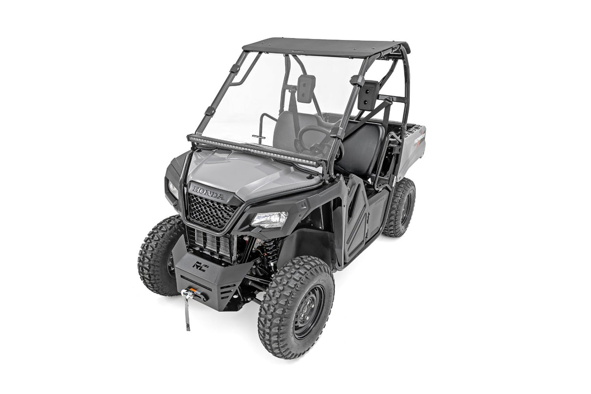 Full Windshield Scratch Resistant Honda Pioneer 520 Rough Country