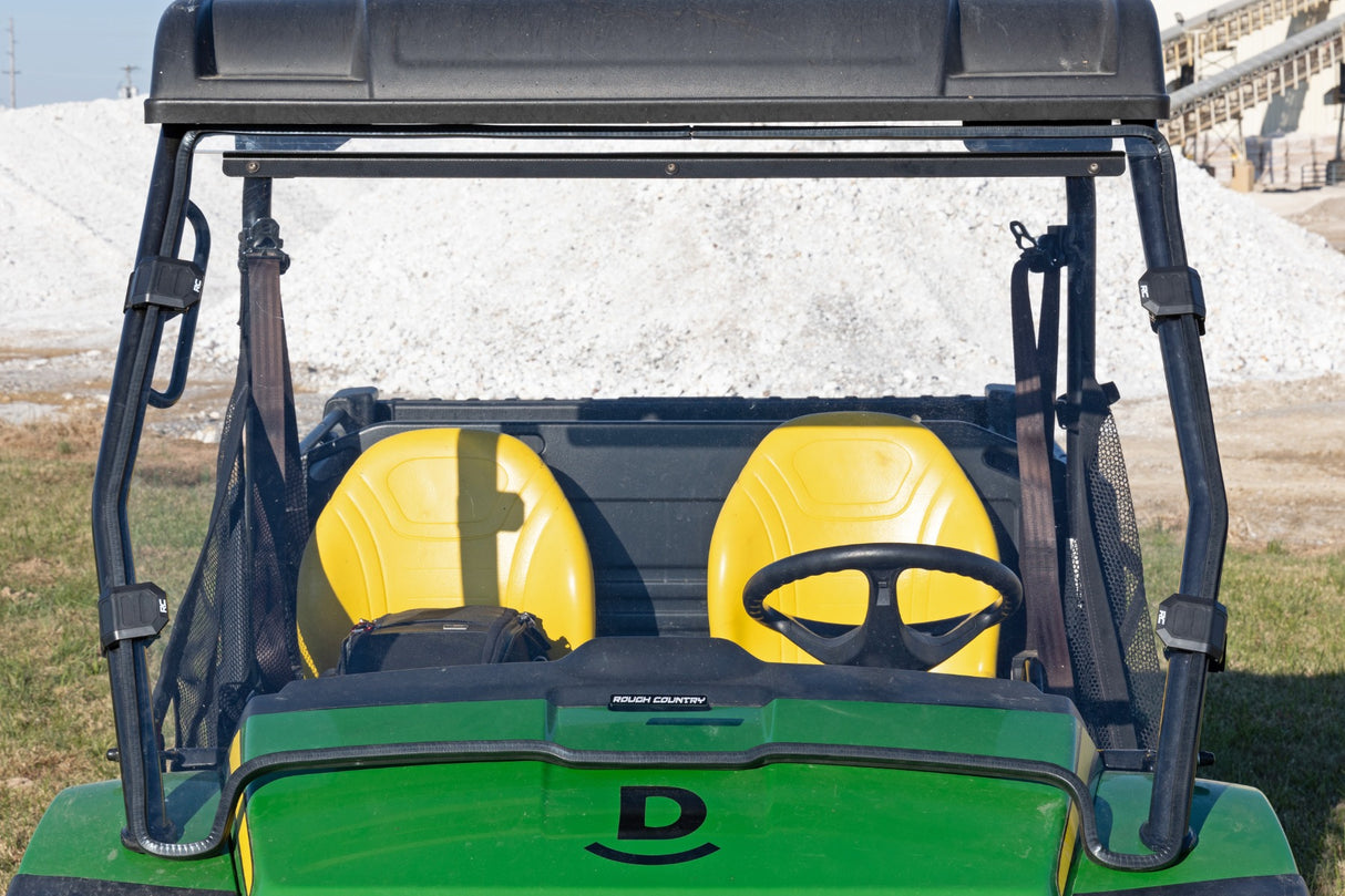 Full Windshield Scratch Resistant John Deere Gator XUV 825 Rough Country