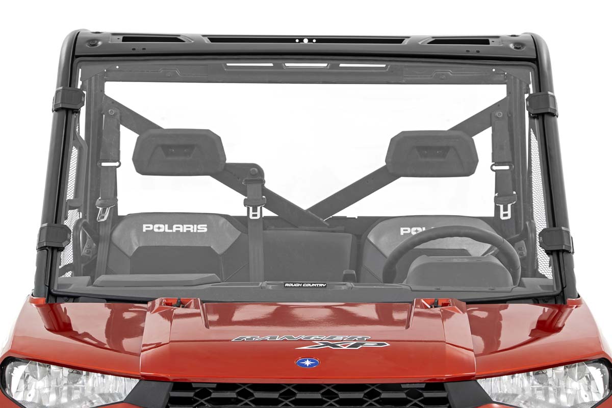 Full Windshield Scratch Resistant Polaris Ranger 1000/Ranger XP 900/1000 Rough Country