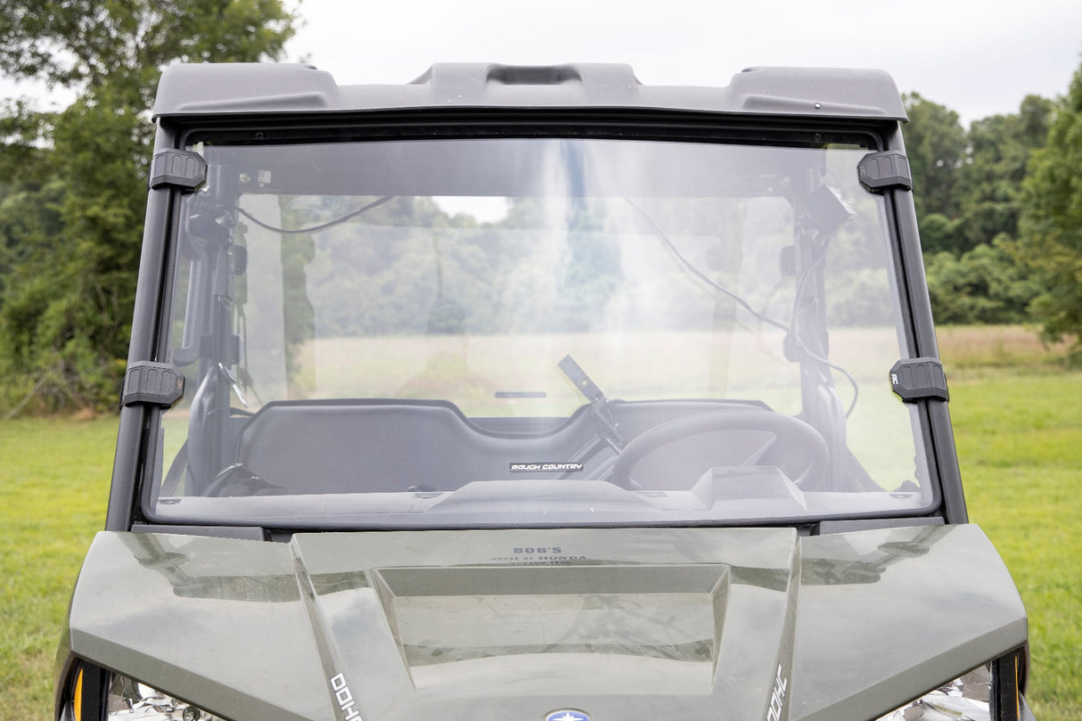 Full Windshield Scratch Resistant Mid Size Polaris Ranger 500/Ranger 800 Mid-Size Rough Country