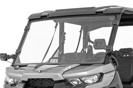 Full Windshield Scratch Resistant Can-Am Defender HD 8/HD 9/HD 10 Rough Country