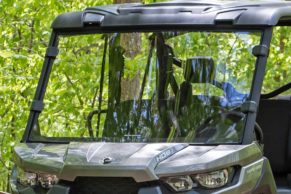 Full Windshield Scratch Resistant Can-Am Defender HD 8/HD 9/HD 10 Rough Country