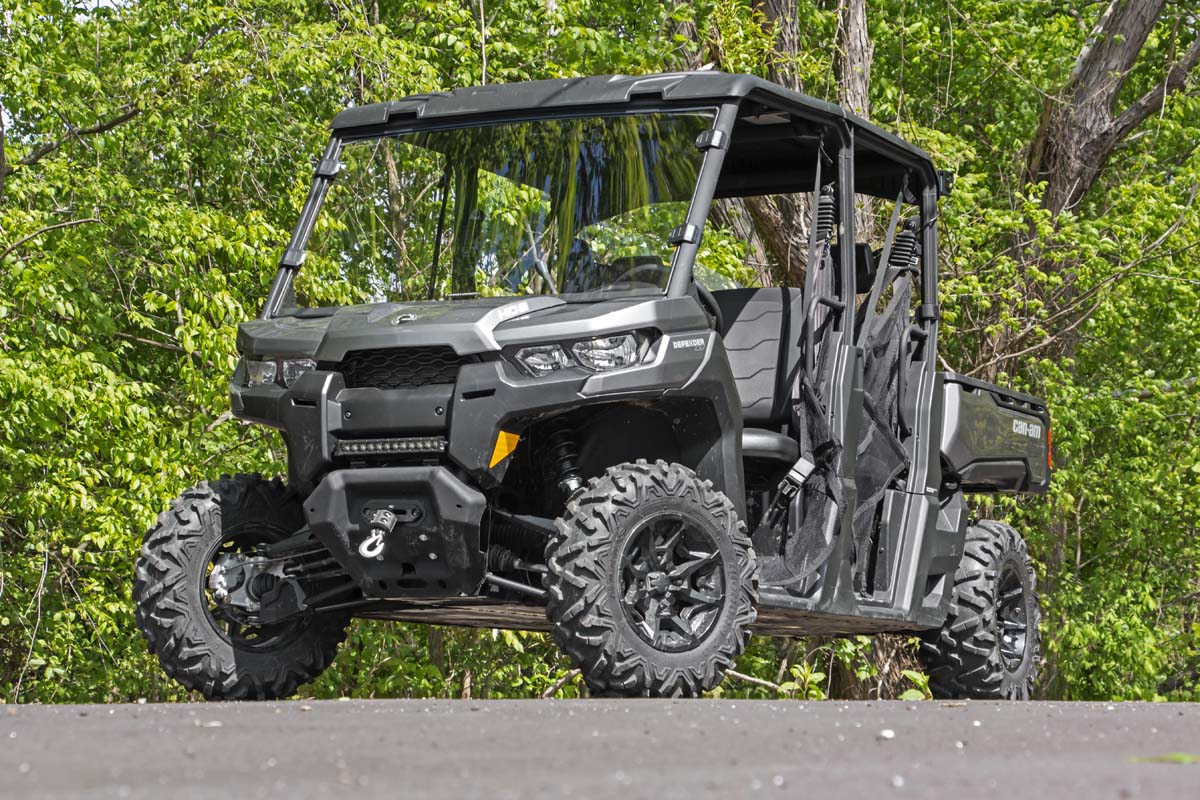 Full Windshield Scratch Resistant Can-Am Defender HD 8/HD 9/HD 10 Rough Country