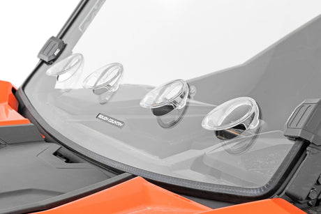 Vented Full Windshield Scratch Resistant Can-Am Maverick Sport 1000R Rough Country