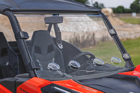 Vented Full Windshield Scratch Resistant Can-Am Maverick Sport 1000R Rough Country