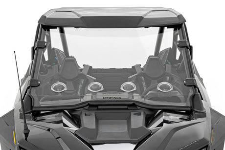 Vented Full Windshield Scratch Resistant Polaris RZR Turbo R 4 Rough Country