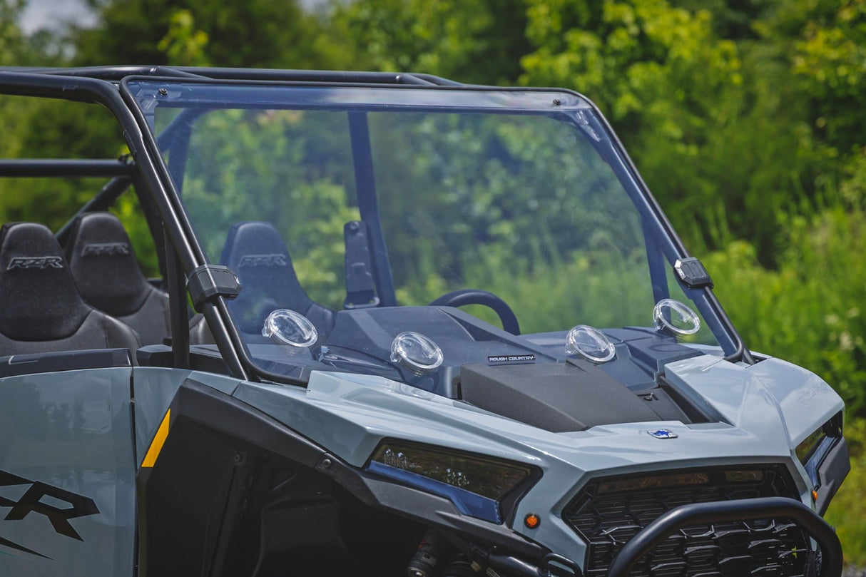 Vented Full Windshield Scratch Resistant Polaris RZR XP 4 1000 Rough Country