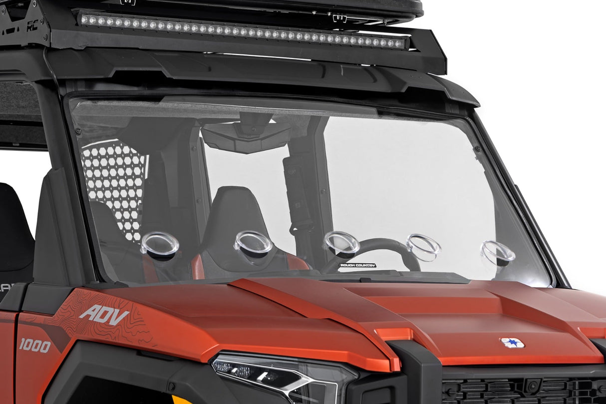 Vented Full Windshield Scratch Resistant Polaris XPEDITION XP/XPEDITION XP 5 Rough Country