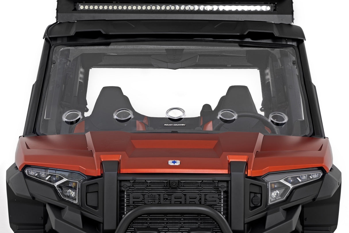 Vented Full Windshield Scratch Resistant Polaris XPEDITION XP/XPEDITION XP 5 Rough Country