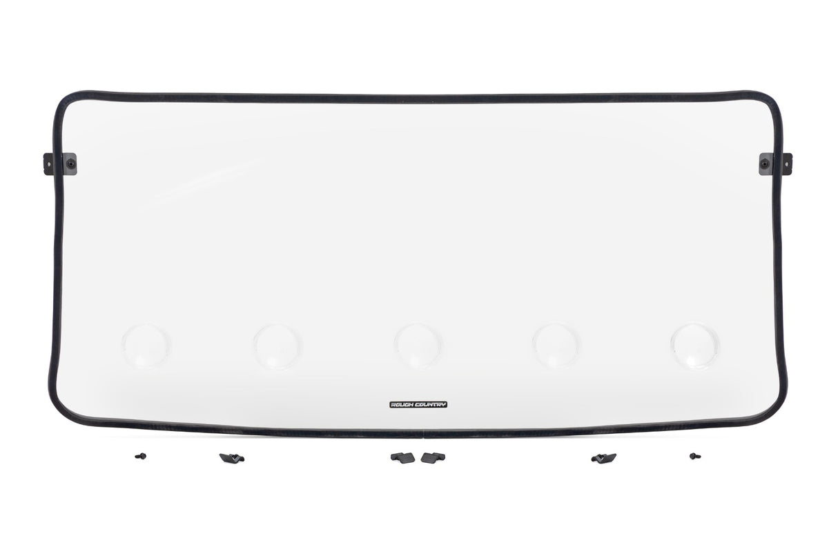 Vented Full Windshield Scratch Resistant Polaris XPEDITION XP/XPEDITION XP 5 Rough Country