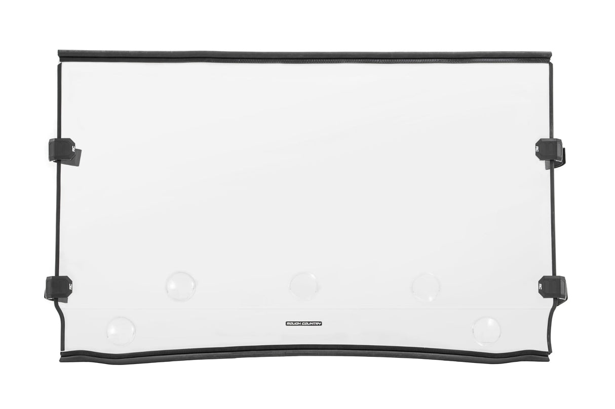 Vented Full Windshield Scratch Resistant Kawasaki Mule PRO-FX Rough Country