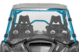 Vented Full Windshield Scratch Resistant Can-Am Maverick Max 1000R X Rough Country