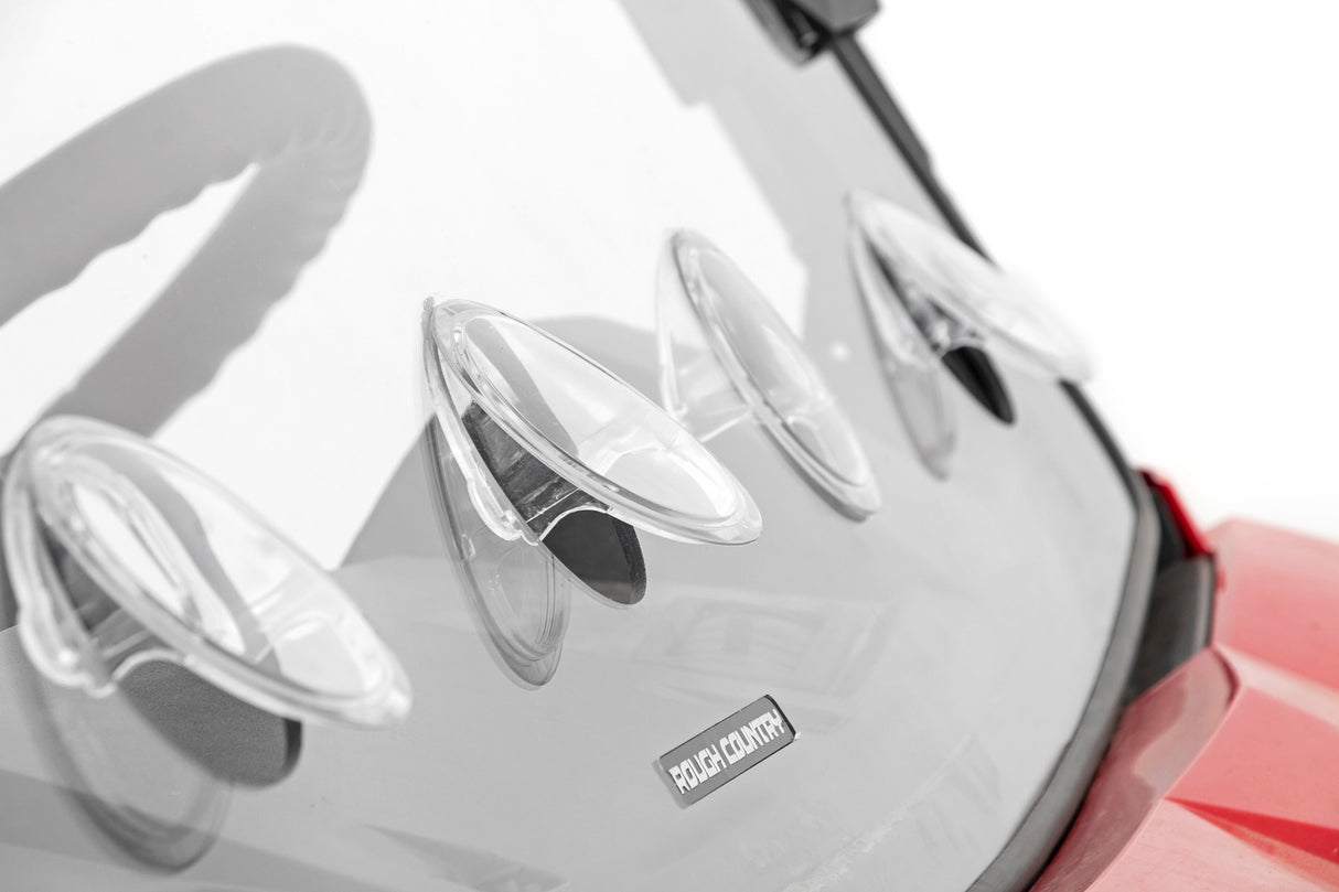 Vented Full Windshield Scratch Resistant Polaris Ranger 1000/Ranger XP 900/1000 Rough Country
