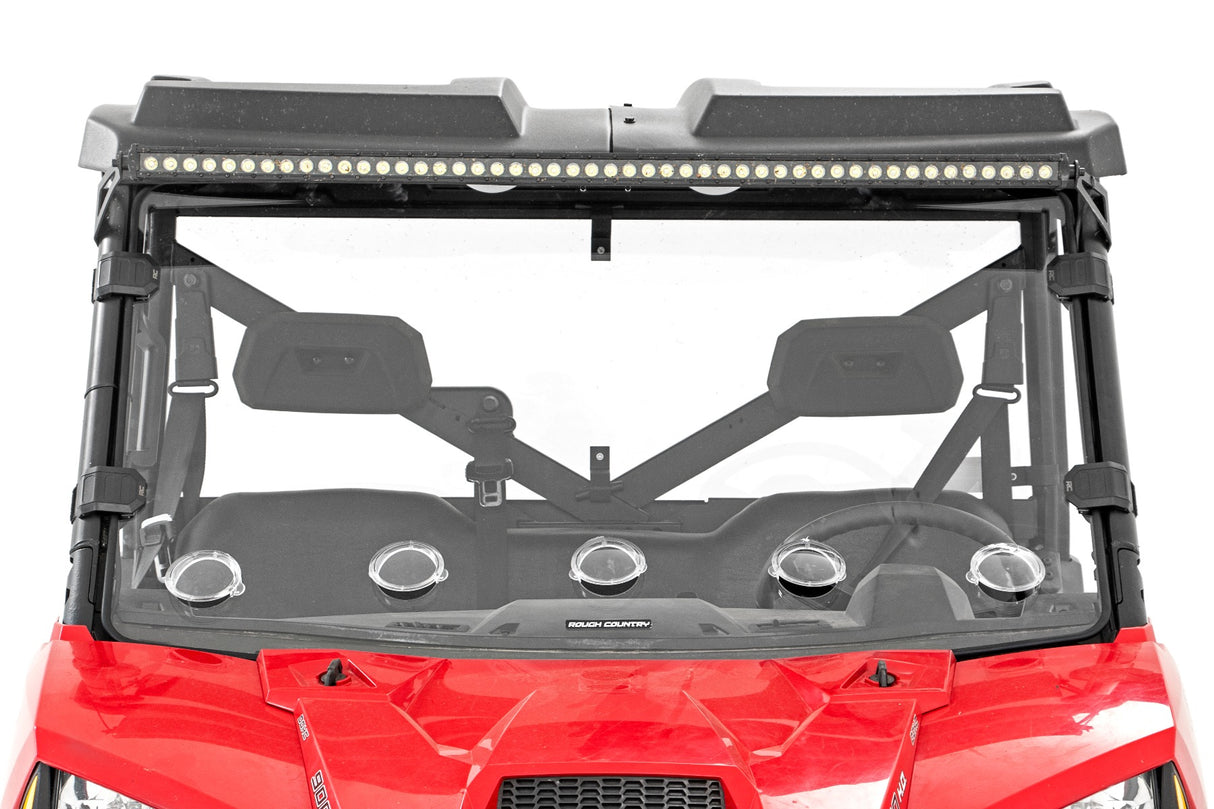Vented Full Windshield Scratch Resistant Polaris Ranger 1000/Ranger XP 900/1000 Rough Country