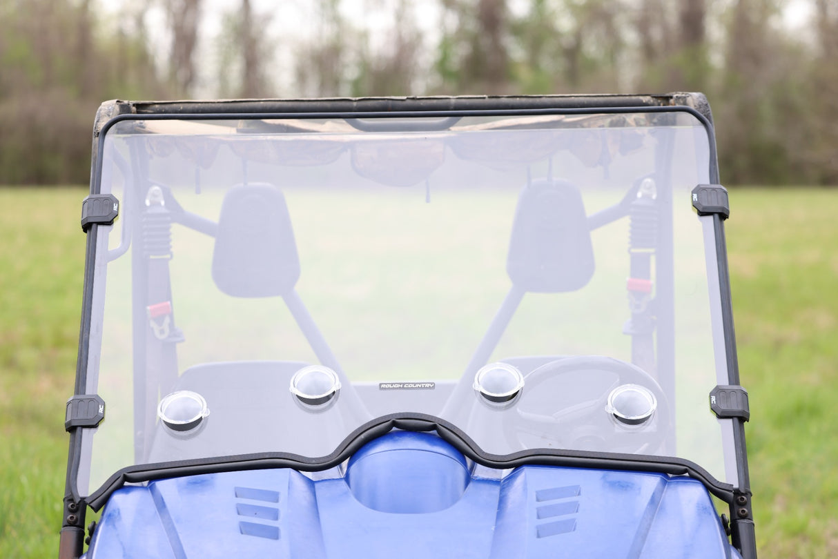 Vented Full Windshield Scratch Resistant Yamaha Rhino 450/Rhino 700 Rough Country