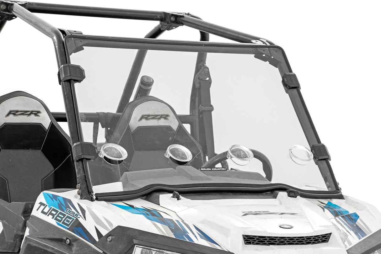 Full Windshield Vented Scratch Resistant Polaris RZR XP 1000 Rough Country