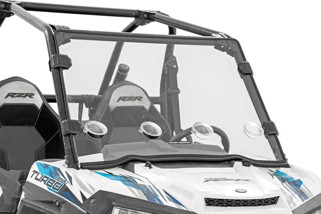 Full Windshield Vented Scratch Resistant Polaris RZR XP 1000 Rough Country