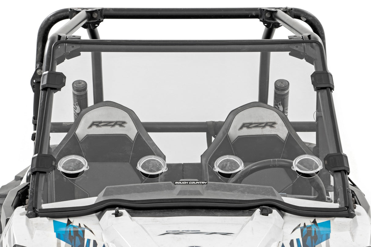 Full Windshield Vented Scratch Resistant Polaris RZR XP 1000 Rough Country