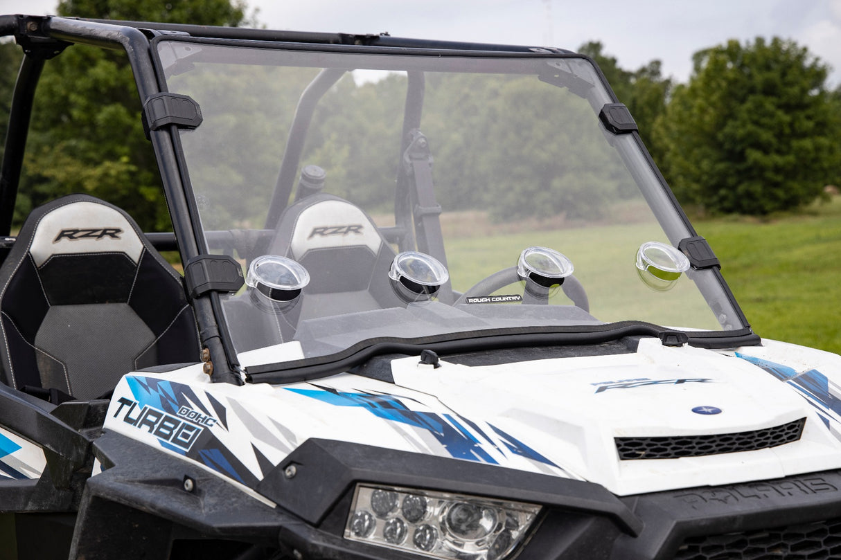 Full Windshield Vented Scratch Resistant Polaris RZR XP 1000 Rough Country